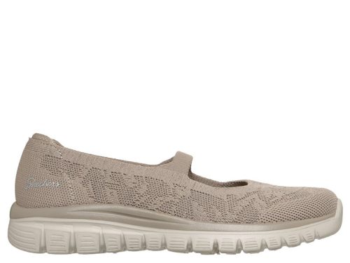 Skechers 100966 TPE könnyű, rugalmas bebújós női babacipő