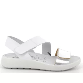 Imac 107601 001 divatos női tépőzáras bőr szandál