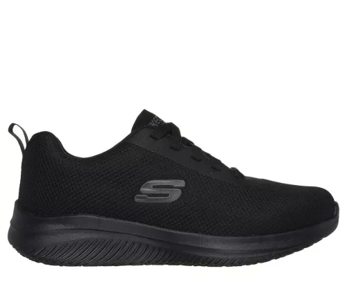 Skechers WORK 108176EC BLK női fűzős félcipő