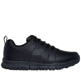 Skechers WORK 108214EC BLK női bebújós munkacipő