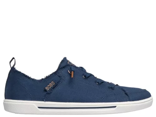Skechers BOBS 114150 NVY divatos női bebújós vászoncipő