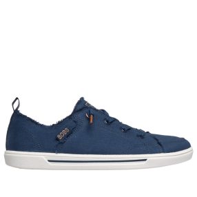   Skechers BOBS 114150 NVY divatos női bebújós vászoncipő 