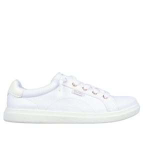 Skechers BOBS 114453 WHT divatos női bebújós vászoncipő