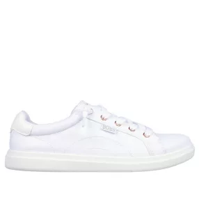 Skechers BOBS 114453 WHT divatos női bebújós vászoncipő