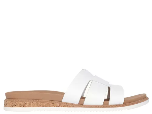 Skechers BOBS 114707 WHT kényelmes női papucs
