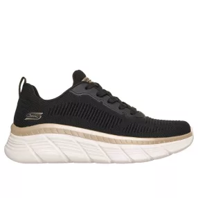 Skechers BOBS 117385 BKGD sportos női fűzős félcipő