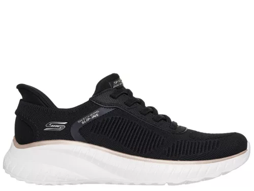 Skechers Slip-ins BOBS 117497 BKGD női bebújós divatos félcipő