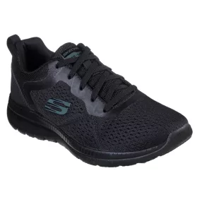 Skechers 12607 BBK könnyű női fűzős sportcipő