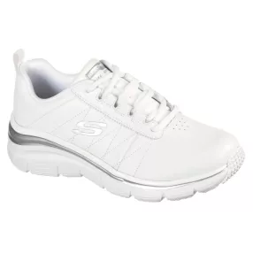   Skechers 149473 WSL divatos, kényelmes női fűzős wedge bőr félcipő