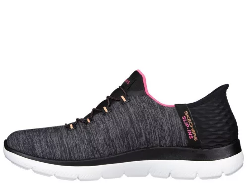 Skechers 149937 BKMT bebújós női sneaker