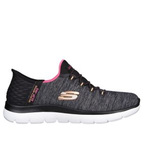 Skechers 149937 BKMT bebújós női sneaker