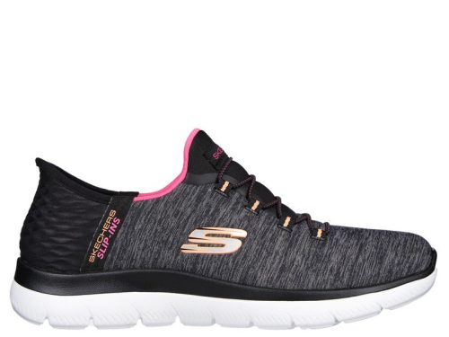 Skechers 149937 BKMT bebújós női sneaker
