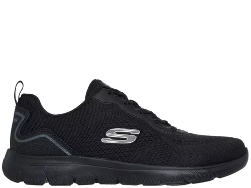 Skechers 150291 BBK divatos női fűzős sneaker