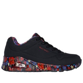 Skechers 155583 BKMT divatos női sneaker