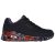 Skechers 155583 BKMT divatos női sneaker