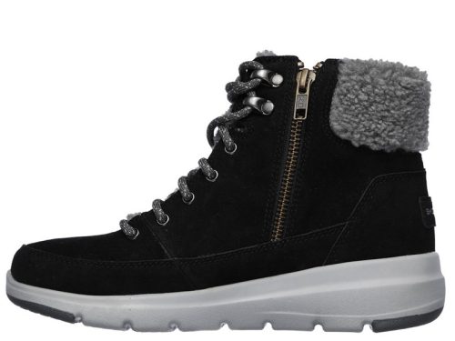 Skechers 16677 BKGY divatos női bakancs