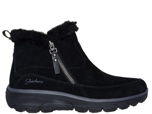 Skechers 167862 BLK vízlepergető női bokacsizma