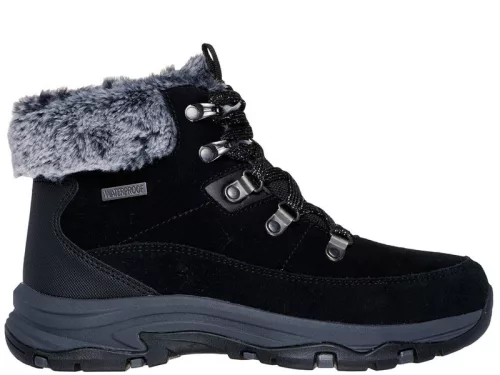 Skechers 167882 BLK vízlepergető női bokacsizma