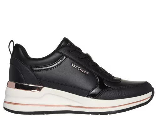 Skechers 177345 BLK divatos női félcipő