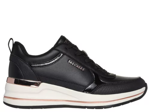 Skechers 177345 BLK divatos női félcipő