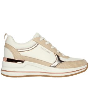 Skechers Billion 177345 WNT divatos női fűzős félcipő