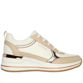 Skechers Billion 177345 WNT divatos női fűzős félcipő
