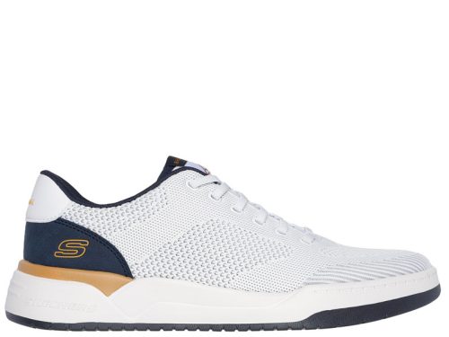 Skechers Relaxed Fit 210793 WHT divatos bebújós férfi félcipő