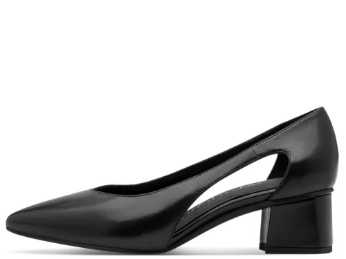 Marco Tozzi 22429 46001 elegáns női nyitott bőr magassarkú cipő