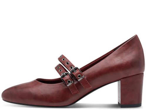 Marco Tozzi 22439 45529 elegáns női csatos magassarkú cipő