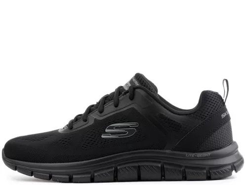 Skechers 232698 BBK divatos fűzős férfi sneaker