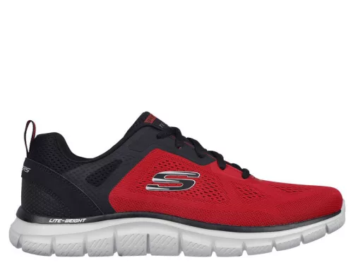 Skechers 232698 RDBK férfi fűzős vegán edzőcipő