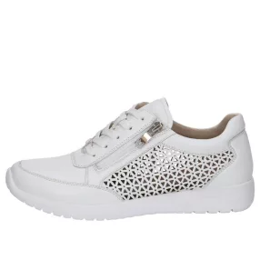   Caprice 23550 42102 divatos lyukacsos női fűzős bőr sneaker