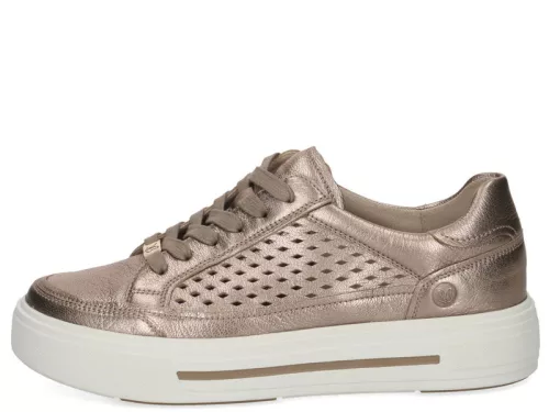 Caprice 23719 44341 divatos, lyukacsos női magasított talpú sneaker
