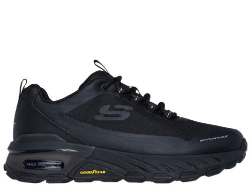 Skechers Max Protect 237304 BBK vízlepergető fűzős férfi túracipő