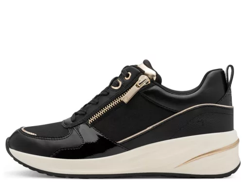 Tamaris 23754 45048 divatos női fűzős wedge félcipő