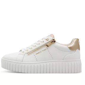   Marco Tozzi 23763 46197 divatos női fűzős sneaker magasított talpon