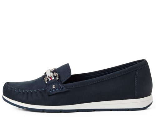 Marco Tozzi 24601 42893 divatos női láncos, bebújós loafer félcipő