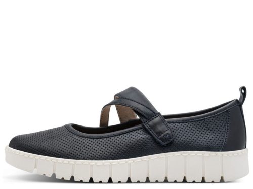 Jana 24764 46805 kényelmes, könnyű tépőzáras nyitott női félcipő