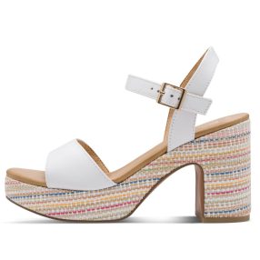   Marco Tozzi 28008 42197 extra női csatos magassarkú platform szandál