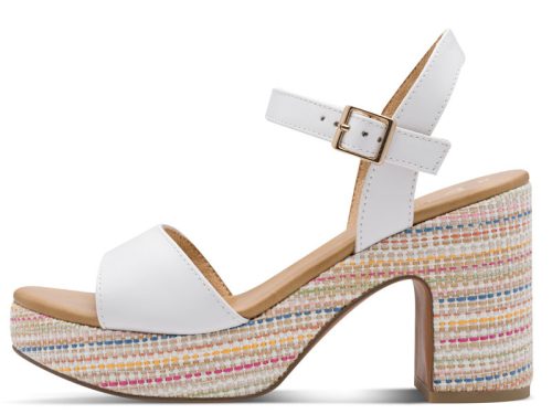 Marco Tozzi 28008 42197 extra női csatos magassarkú platform szandál