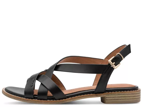 Marco Tozzi 28105 46001 divatos női csatos bőr szandál