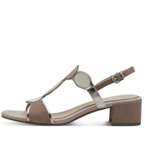   Marco Tozzi 28230 42478 elegáns női csatos magassarkú szandál