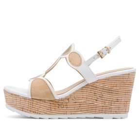   Marco Tozzi 28363 46197 divatos női csatos platform szandál