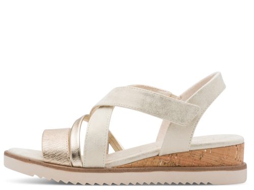 Marco Tozzi 28704 46447 divatos női tépőzáras női telitalpú szandál