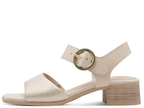 Jana 28705 46414 klasszikus fazonú, elegáns tépőzáras női bőr szandál