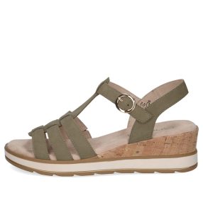   Caprice 28709 44724 kényelmes és csinos női tépőzáras telitalpú bőr szandál