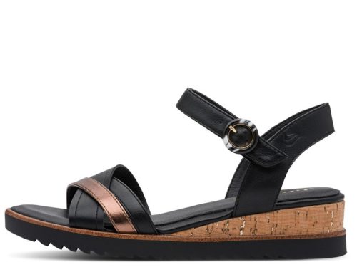 Jana 28762 46098 divatos női tépőzáras telitalpú szandál