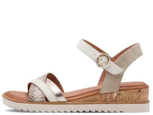 Jana 28762 46499 divatos női tépőzáras telitalpú szandál