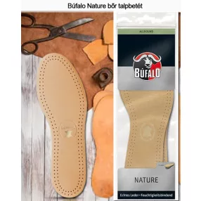 Búfalo Nature bőr talpbetét – 1 PÁR