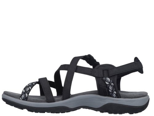 Skechers 40955 BLK kényelmes női szandál